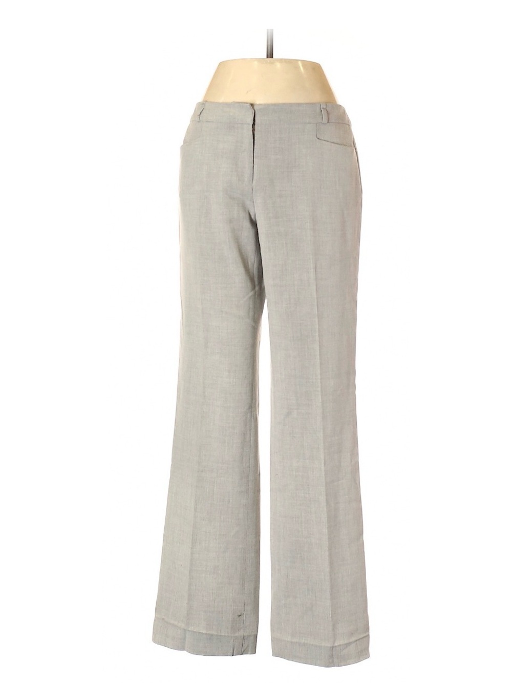 CALVIN KLEIN Light Gray Wide-Leg Trousers